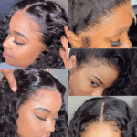 Human Hair Wigs 13X4 Deep Wave Frontal Wig Lace Wig 13X6 Human Hair 200 Density Human Hair Wig Curly Lace Front Human Hair Wig - Image 5