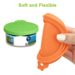 3Pcs Pet Silicone Covers for Cat Dog Canned Food Storage - FDA Approved Universal Pet Food Can Lids - Image 4
