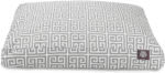 Towers Rectangle Pet Bed - Gray - Large