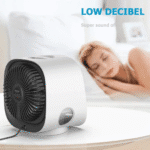 Portable Air Cooler Table Air Conditioner Fan W Icebox Humidifier USB Power - Image 7