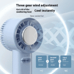 2024 Summer Gadget Handheld Turbo Jet Fan Mini Portable Ice Cold Fan Generation Brushless Motor Wind High Speed Duct Fans Violent Blower - Image 5