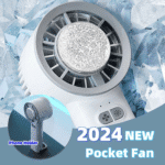 2024 Summer Gadget Handheld Turbo Jet Fan Mini Portable Ice Cold Fan Generation Brushless Motor Wind High Speed Duct Fans Violent Blower - Image 2