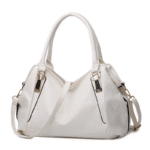 Casual Fashion Women Shoulder Bag Solid Color Soft Large Capacity Bag Crossbody Handbag - Image 6