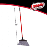 15 In. High Power Rough Surface Angle Broom with Steel Handle - Image 6