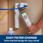 Under Sink Dual Sta Water Filtration System with Faucet - Image 2