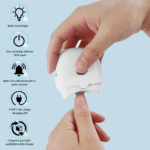 Electric Automatic Nail Clipper with Light & 2 Speeds,Fingernail Cutter and File 2 in 1 Design, Nail Scraps Storage,Usb Rechargeable Safety Fingernail Trimmer for Baby, Kids, Seniors and Adult - Image 2