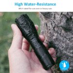 Super-Bright 90000LM LED Tactical Flashlight 5 Modes Zoomable Torch Searchlight - Image 3