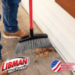 15 In. High Power Rough Surface Angle Broom with Steel Handle - Image 8