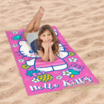 Sanrio Hello Kitty Vacay Kitty Microfiber Beach Towel - Image 4