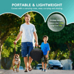 Pet Playpen, Foldable Portable Dog Cat Playpens Exercise Kennel Tent, Removable Shade Cover, Indoor Outdoor Travel Camping Use(M) - Image 3