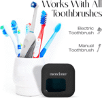 UV-C Toothbrush Sanitizer and Holder, Toothbrush Case - Manual/Electric Toothbrush Cover for Any Toothbrush Head - Rechargeable Toothbrush Travel Case, Tooth Brush Cover Cap for Home - Image 7