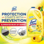 Clean & Fresh 144 Oz. Lemon and Sunflower Scent Disinfecting All-Purpose Cleaner (2-Pack) - Image 2