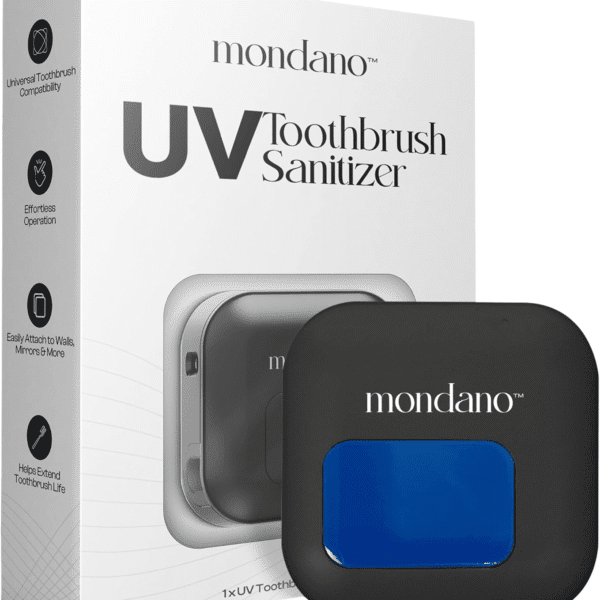 UV-C Toothbrush Sanitizer and Holder, Toothbrush Case - Manual/Electric Toothbrush Cover for Any Toothbrush Head - Rechargeable Toothbrush Travel Case, Tooth Brush Cover Cap for Home