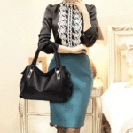 Casual Fashion Women Shoulder Bag Solid Color Soft Large Capacity Bag Crossbody Handbag - Image 2