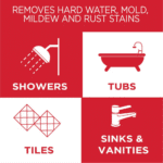28 Oz. Glass Cleaner Spray for Shower and Mirror (3-Pack) - Image 2