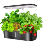 Hydroponics Growing System Kit,12-Pods Indoor Herb Garden W/ LED Grow Light,Silent Pump,Smart Automatic Timer Control