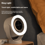 Desktop Adjustable Fan Light Rechargeable Wall Mount Table Fan Light Led Display Air Circulation Cooling USB Table Fan Light - Image 5