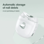 Electric Automatic Nail Clipper with Light & 2 Speeds,Fingernail Cutter and File 2 in 1 Design, Nail Scraps Storage,Usb Rechargeable Safety Fingernail Trimmer for Baby, Kids, Seniors and Adult - Image 7