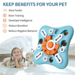 Dog Puzzle Toys, Treat Dispensing Dog Enrichment Toys for IQ Training and Brain Stimulation, Interactive Mentally Stimulating Toys as Gifts for Puppies, Cats, Dogs - Image 3