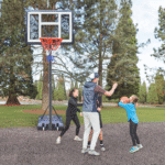 44" Portable Basketball Hoop System, 4.4-10 Ft Height Adjustable Basketball Goal System with Wheels and Shatterproof Backboard and Large Base for Adults Kids Outdoor Indoor Court - Image 11