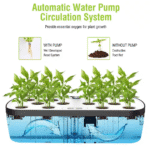 Hydroponics Growing System Kit,12-Pods Indoor Herb Garden W/ LED Grow Light,Silent Pump,Smart Automatic Timer Control - Image 2